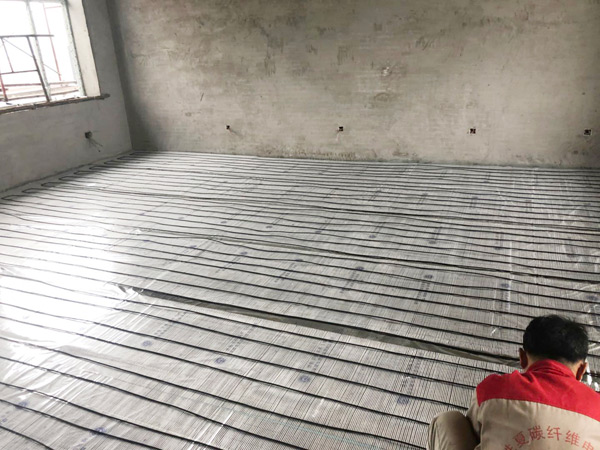 碳纖維地暖施工案例